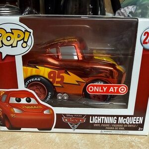 Funko Lightning McQueen Metallic Vinyl Figure - Red and Yellow